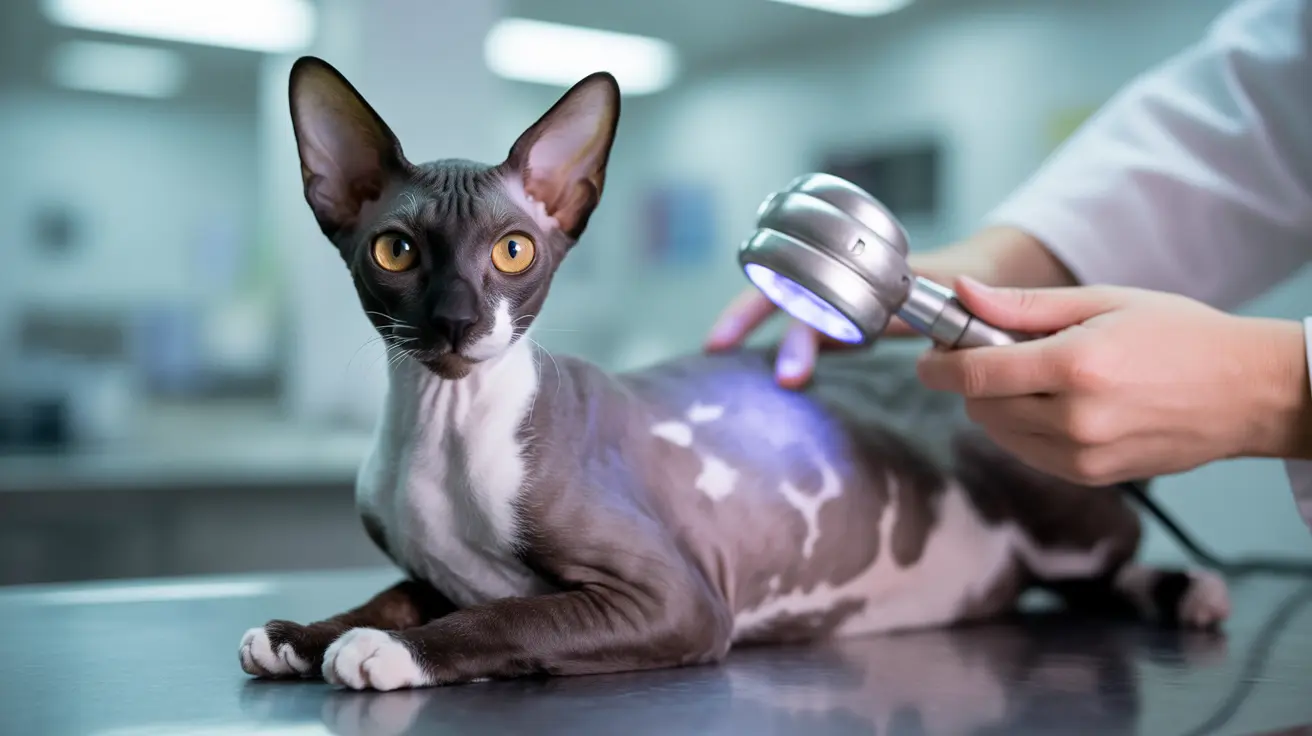 Health Guarantee & Shipping sphynx cat veterinary examination fungal infection 87654